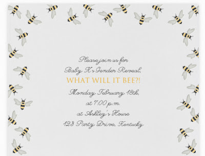 Bee Invitation
