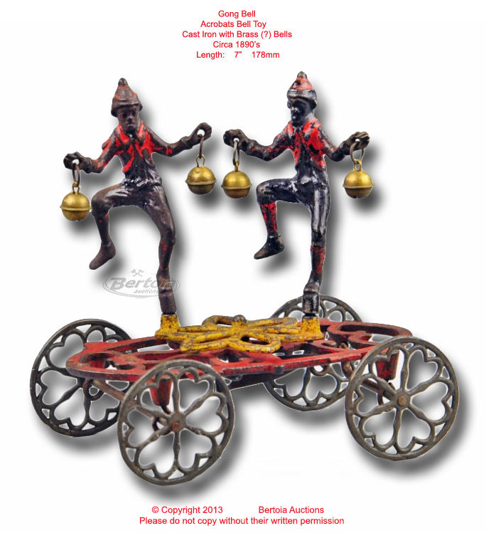 Old Antique Toys The Gong Bell Toy Company