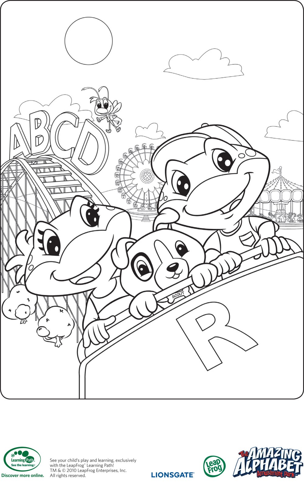 Leapfrog Alphabet Coloring Pages : New dvd titles from leapfrog wee share Leapfrog Alphabet Coloring Pages : New dvd titles from leapfrog wee share