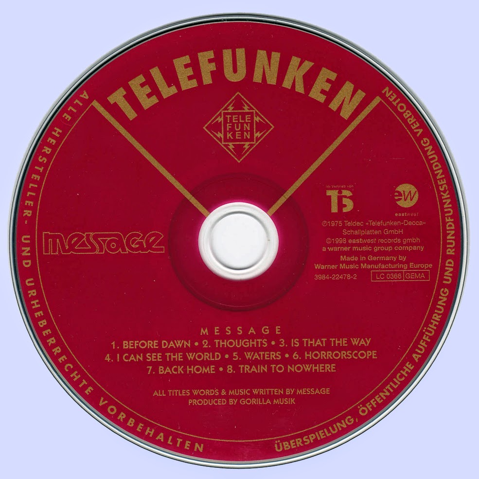 Plain and Fancy: Message - Message (1975 germany / uk, sensational prog jazz rock)