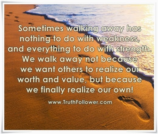 walking away quotes