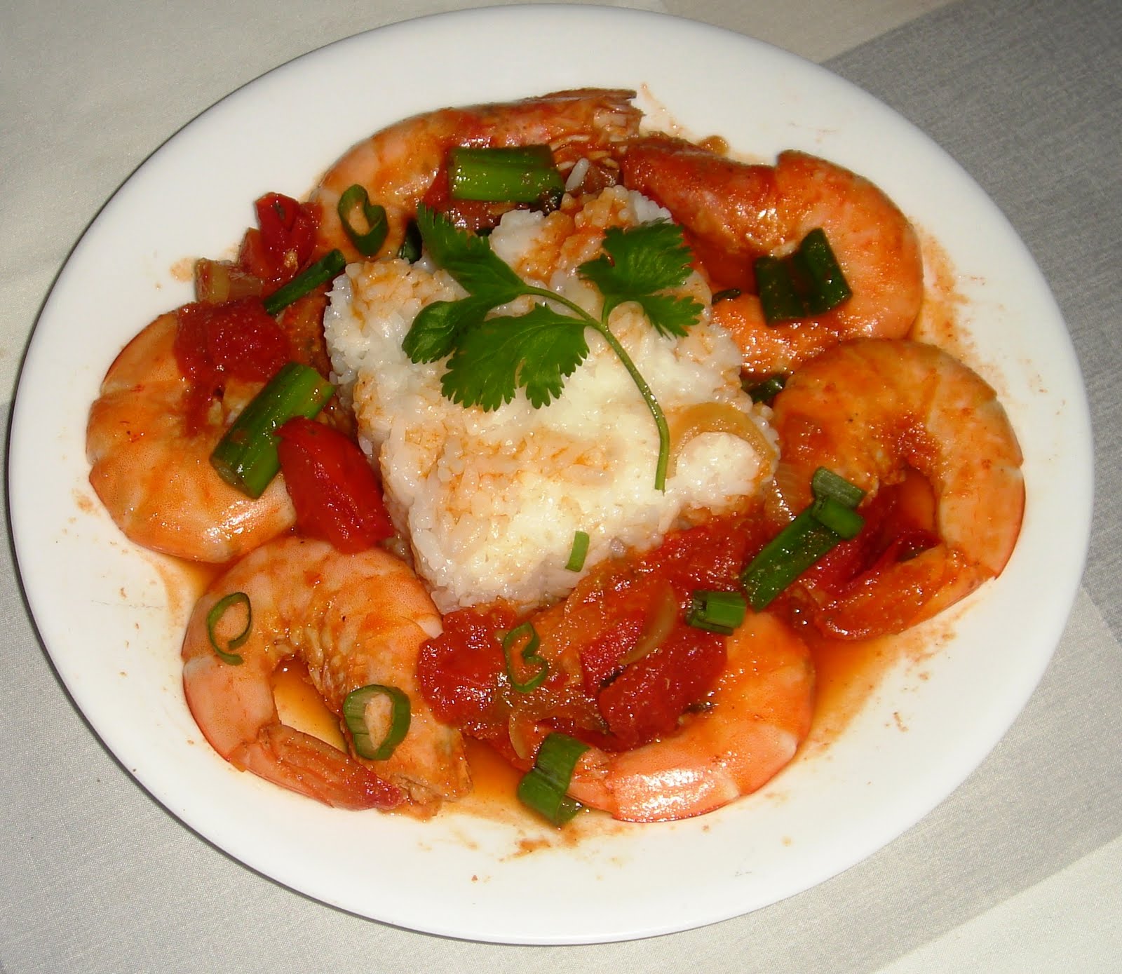 Việt Mỹ Life VietnameseAmerican Life Jumbo Prawns in Tomato Wine Sauce