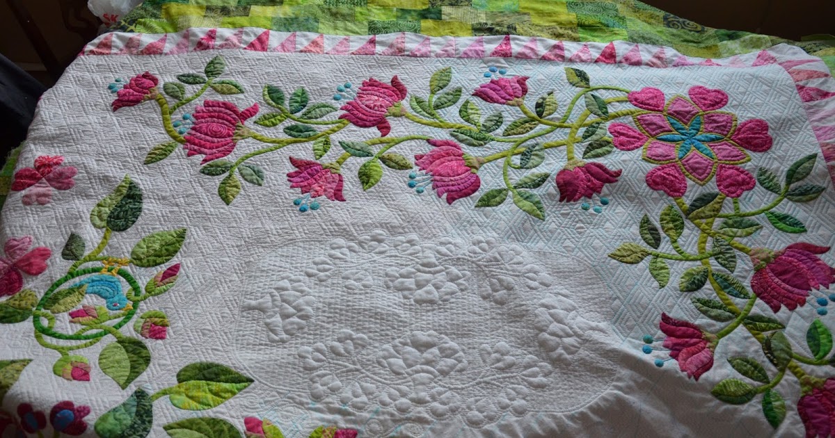 Applique Addict Quilt Marking & More Progress