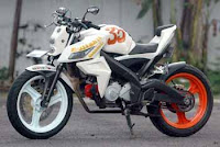 Modifikasi Yamaha Vixion Drag