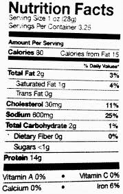 paps beef jerky nutrition