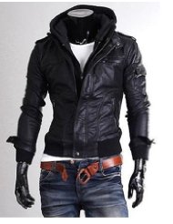  Leather Hoodie Jacket Mission Impossible  