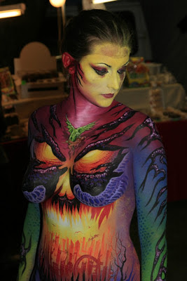 Body Painting On Women