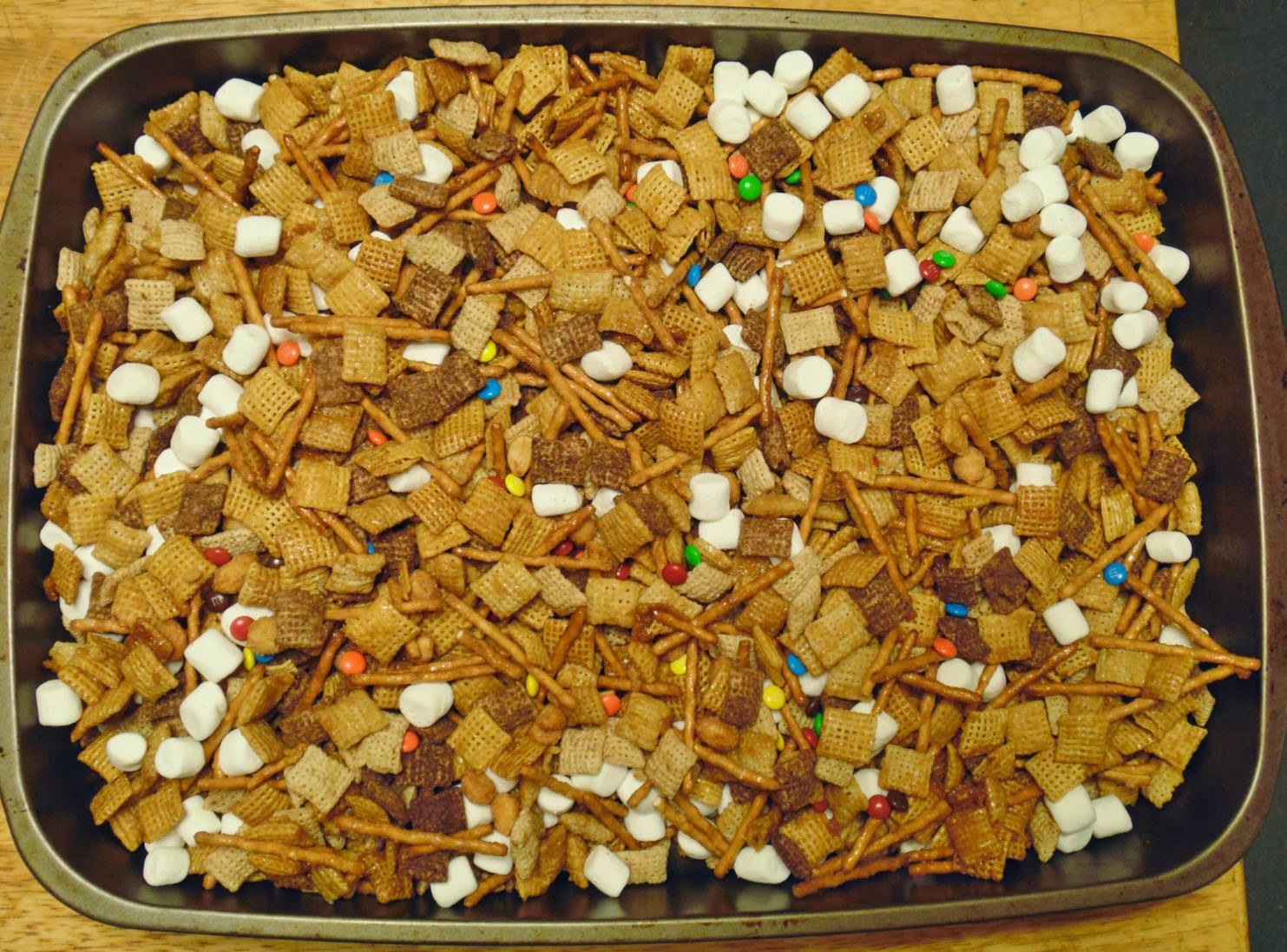 Cookin' It Up In Texas Better than Turtle Chex Mix