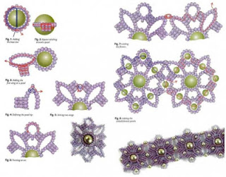 колье из бисера