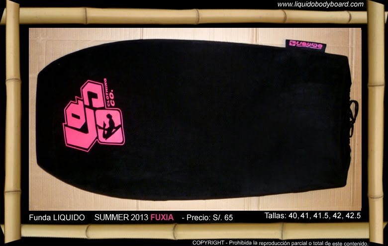 FUNDAS LIQUIDO SUMMER 2013 NEGRO FUXIA