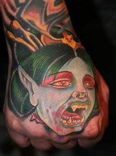 Vampire Tattoo Ideas - Vampire Tattoo Design Photo Gallery