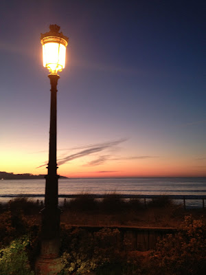 Street light in Playa América Farola de Praia América