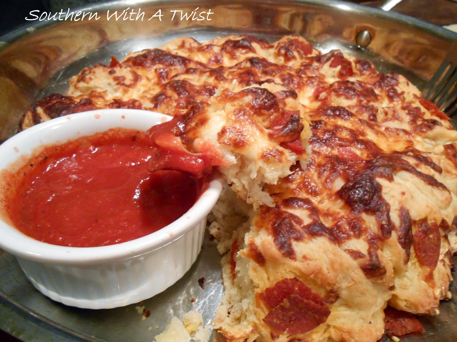 Southern With A Twist Pizza Monkey Bread