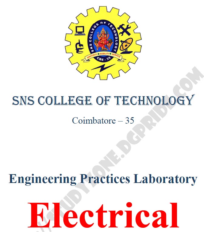 Engineering Practices Laboratory Manual (Electrical) Study Zone
