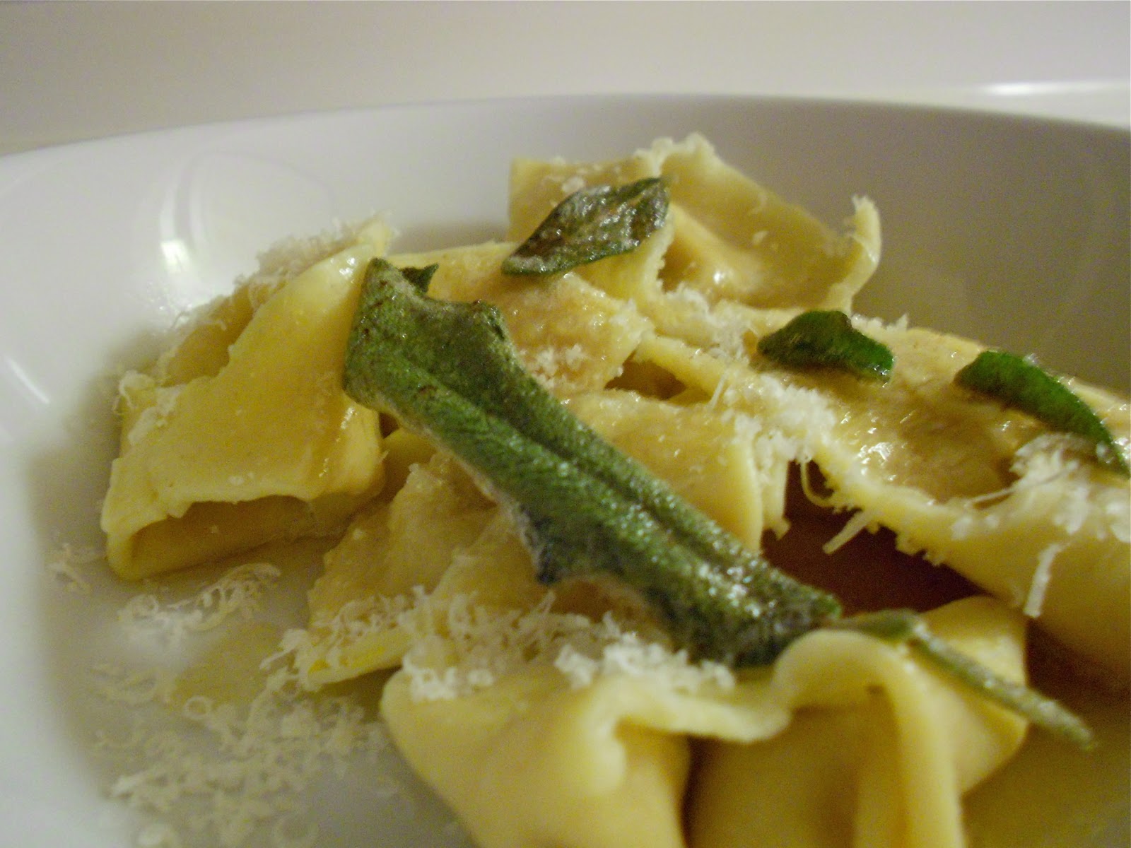 morsels & sauces Butternut Squash Cappellacci with Brown Butter and Nutmeg