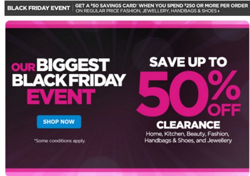 The Shopping Channel Back Friday Up To 50% Off + $50 Savings Card
