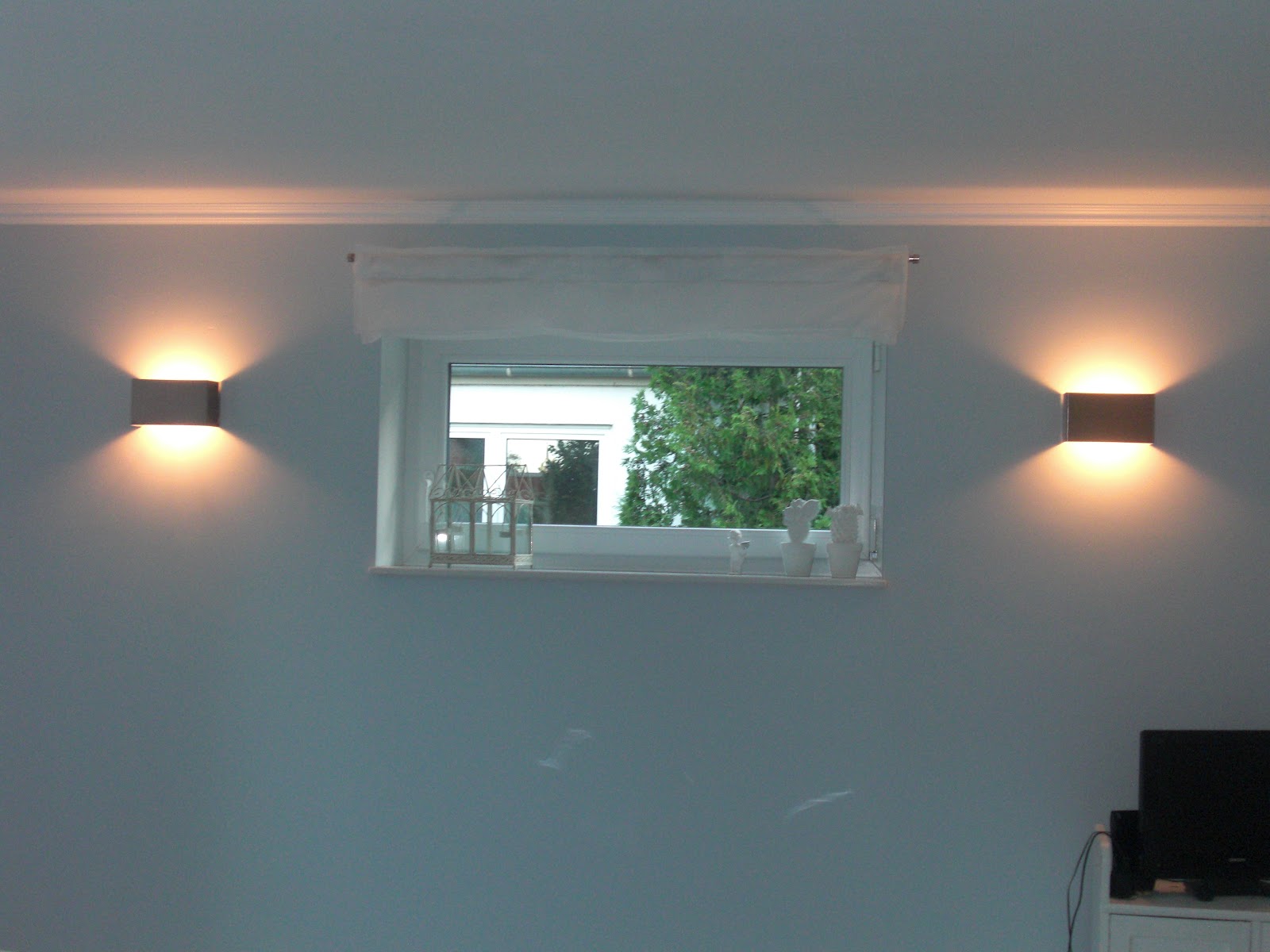 Raffrollo Wohnzimmer heimelich