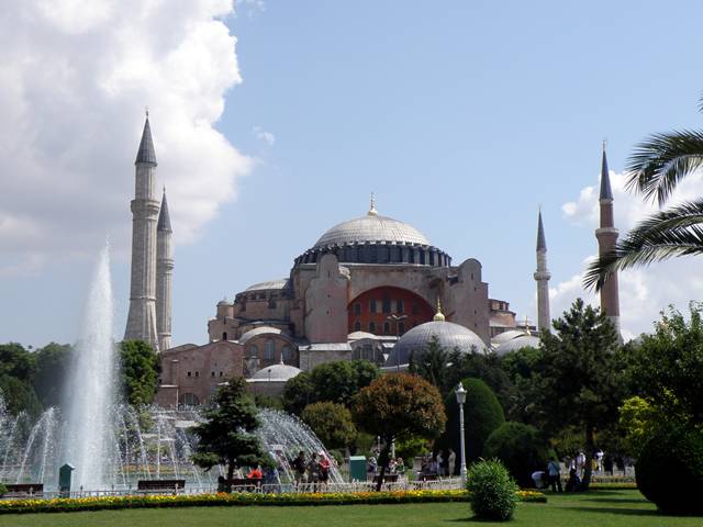 Hagia Sophia, also known as the “Church of the Holy Wisdom”, is located in Istanbul, Turkey. The church has been turned into a museum now. The church was made by the first Christian Emperor – Constantine the Great, who is also known as the founder of Constantinople. This church is the greatest church out of the many churches he built in many cities. The church which stands today is nothing of the original one due to the destruction that occurred through time. When the original Hagia Sophia was destroyed, it was rebuilt by Theodosius the Great, but sadly it was burnt down again in the Nika riots of 532. Some of the remains can still be seen after deep excavations.