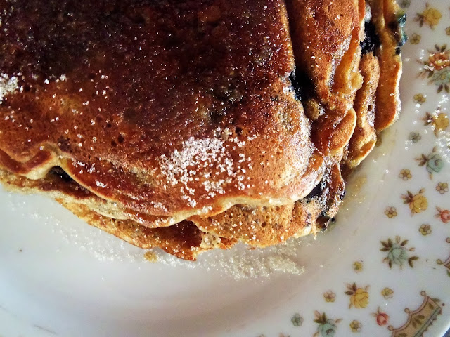 blueberry bacon pancakes