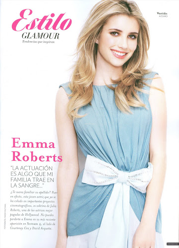 Emma Roberts- Glamour Magazine 