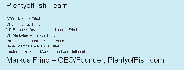 Lean startup dating site