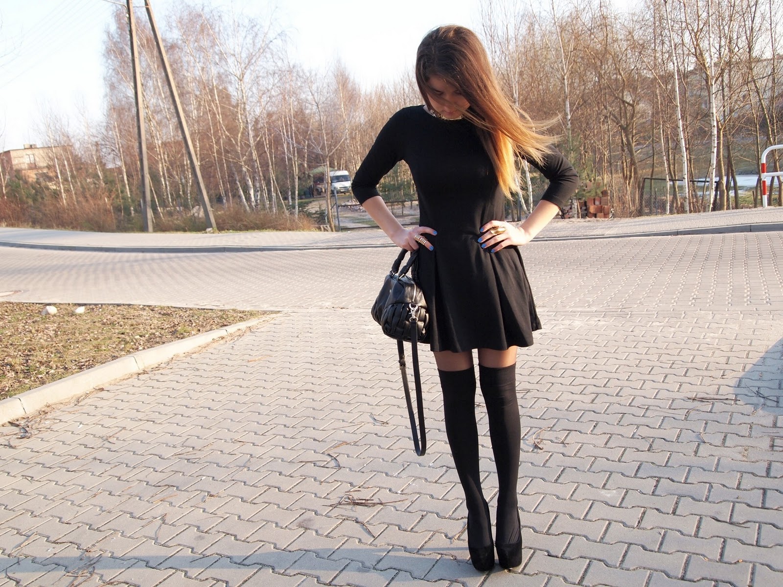 D E Y N N Black High Heels