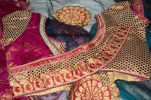 Designer Hand Work Blouses for Banarasi and Netted Sarees - Saree Blouse Patterns