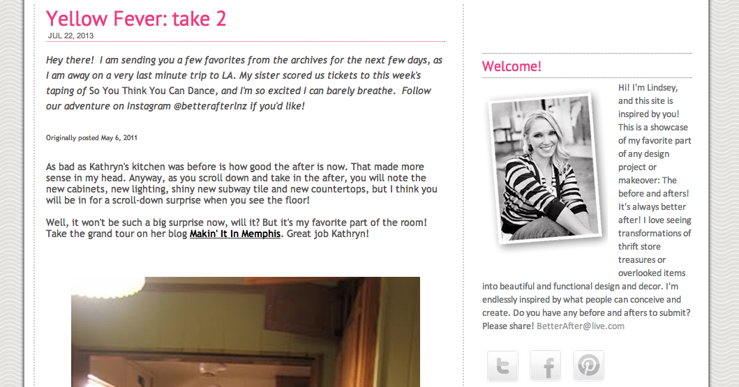 Makin' it in Memphis {House} Better After Blog.