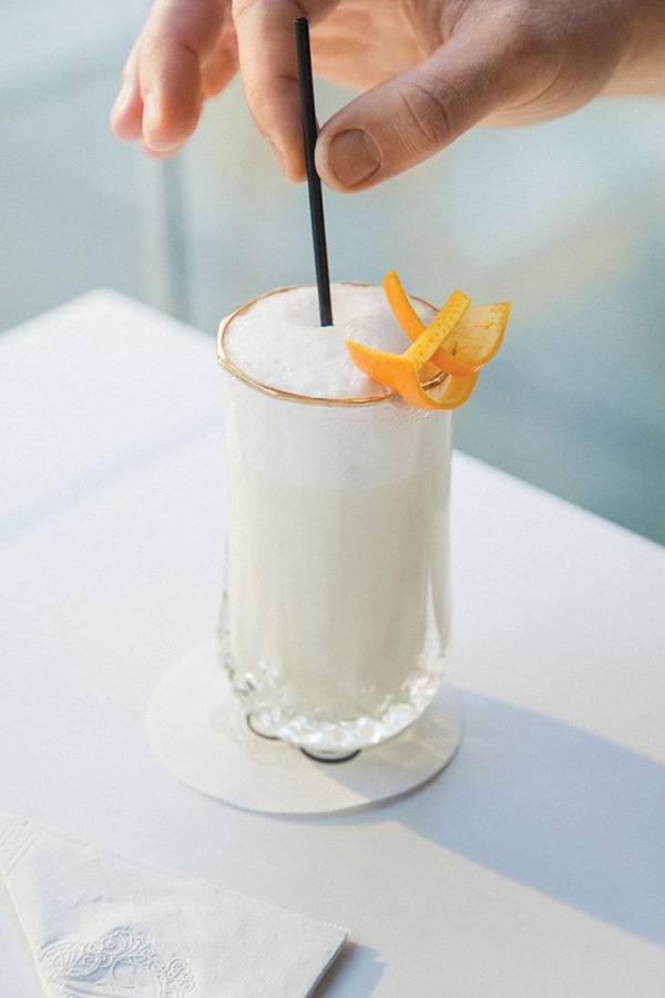 A Crimson Kiss Timeless Events and Classic Cocktails Ramos Gin Fizz