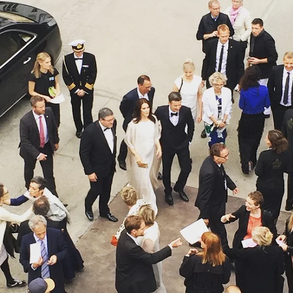 Crown Princess Mary and Crown Prince Frederik of Denmark attended the Annual Reumert Award 2015 Presentation at the Royal Danish PlayHouse in Copenhagen