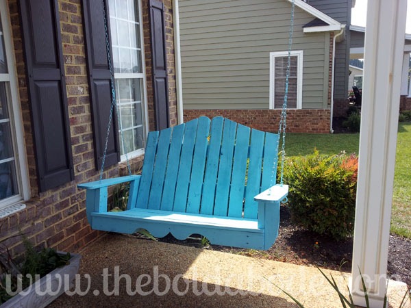 pallet porch swing plans