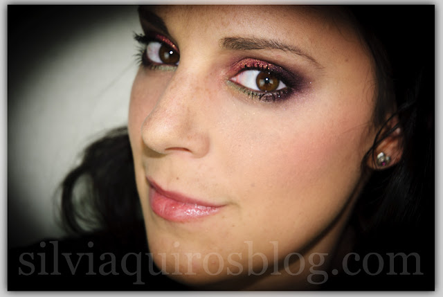 Ahumado rojo y mucho más red smokey eye Silvia Quiros