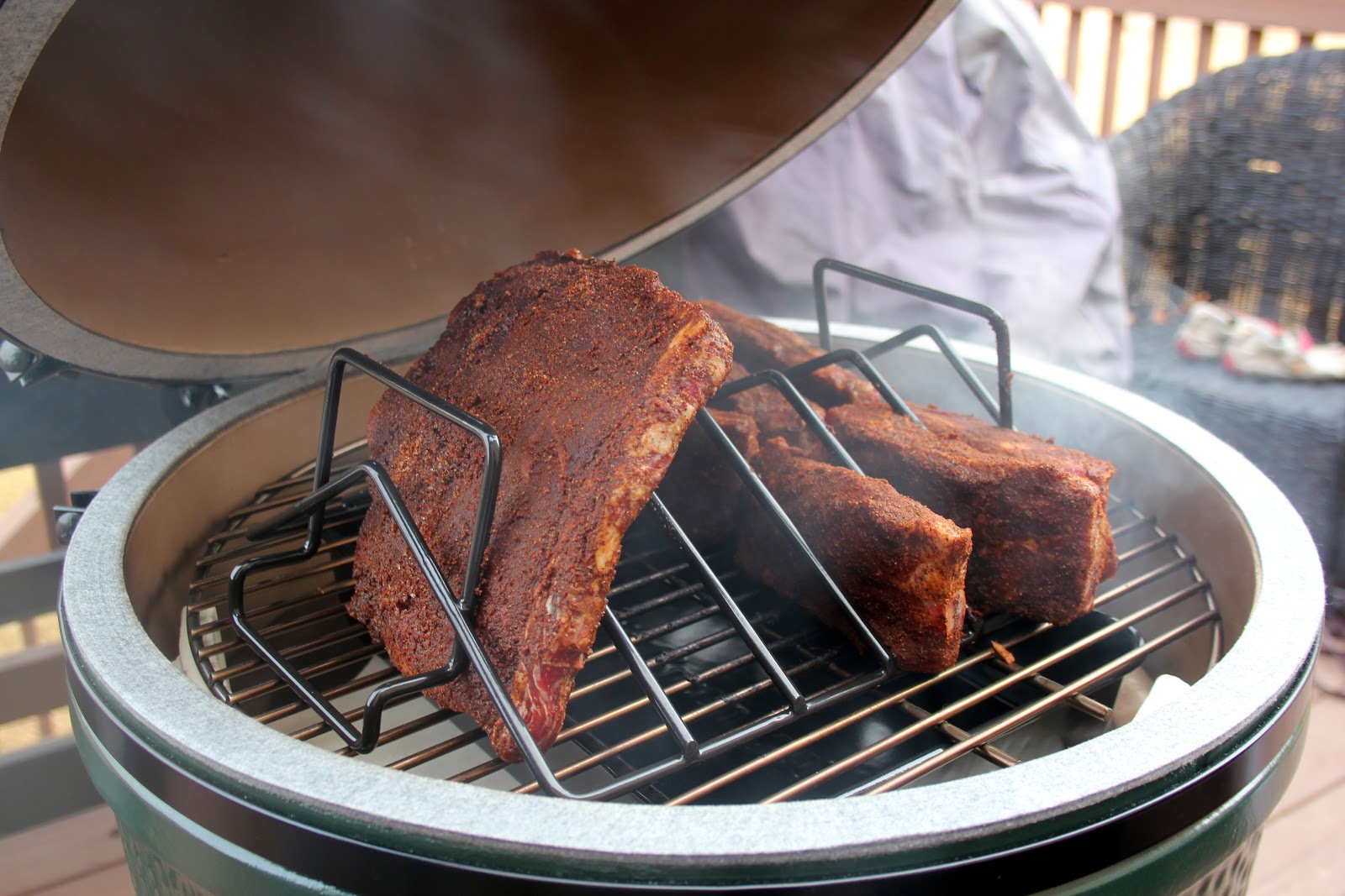 My EnRoute life Big Green Egg Beef Back Ribs Rub and Recipe