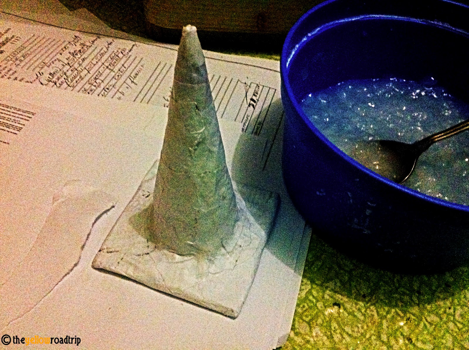 The Yellow Roadtrip DIY MiniTraffic Cone