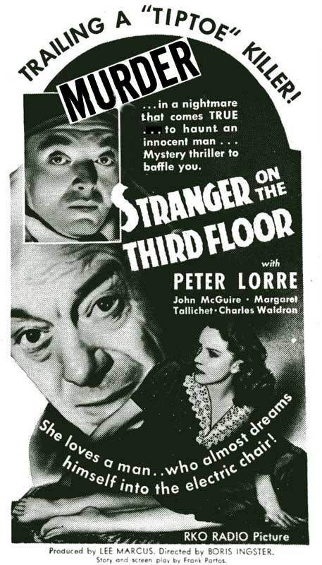Film Noir Of The Week Stranger On The Third Floor 1940