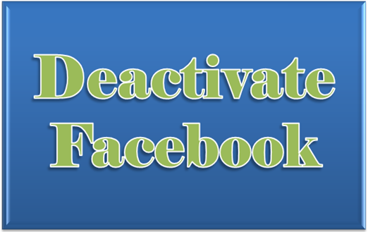 deactivate facebook deactivate facebook