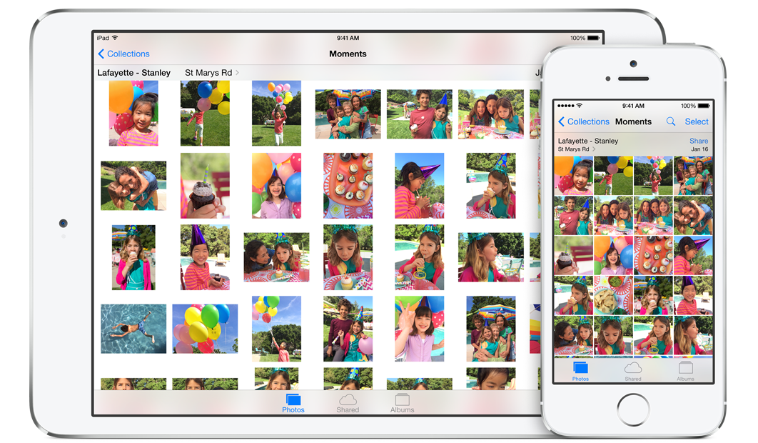 Photos App in iOS 8 iPhonPhone