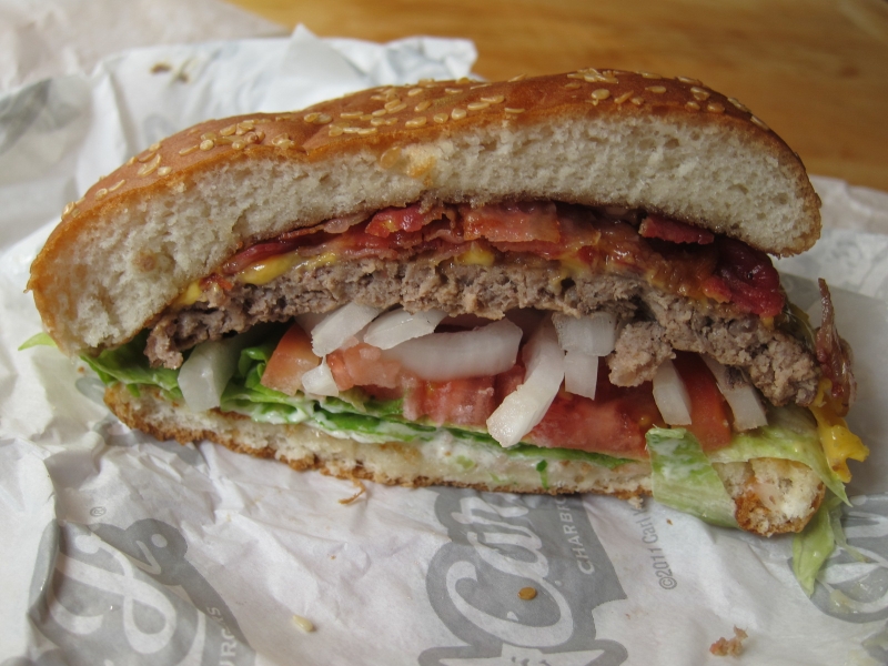 Review Carl's Jr. Super Bacon Cheeseburger Brand Eating