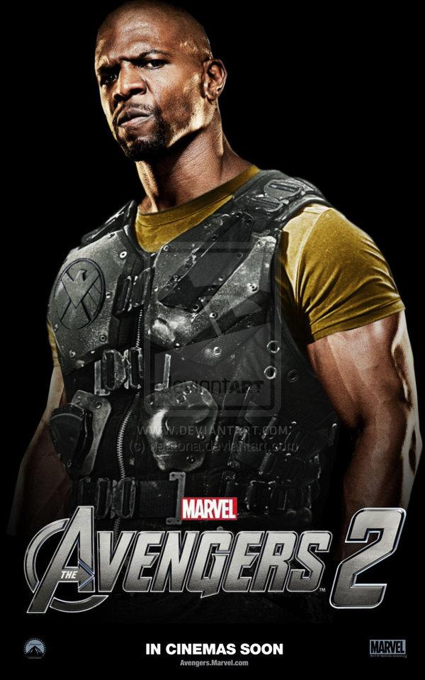 Fan art de Terry Crews como Luke Cage en The Avengers 2 (Los Vengadores 2)