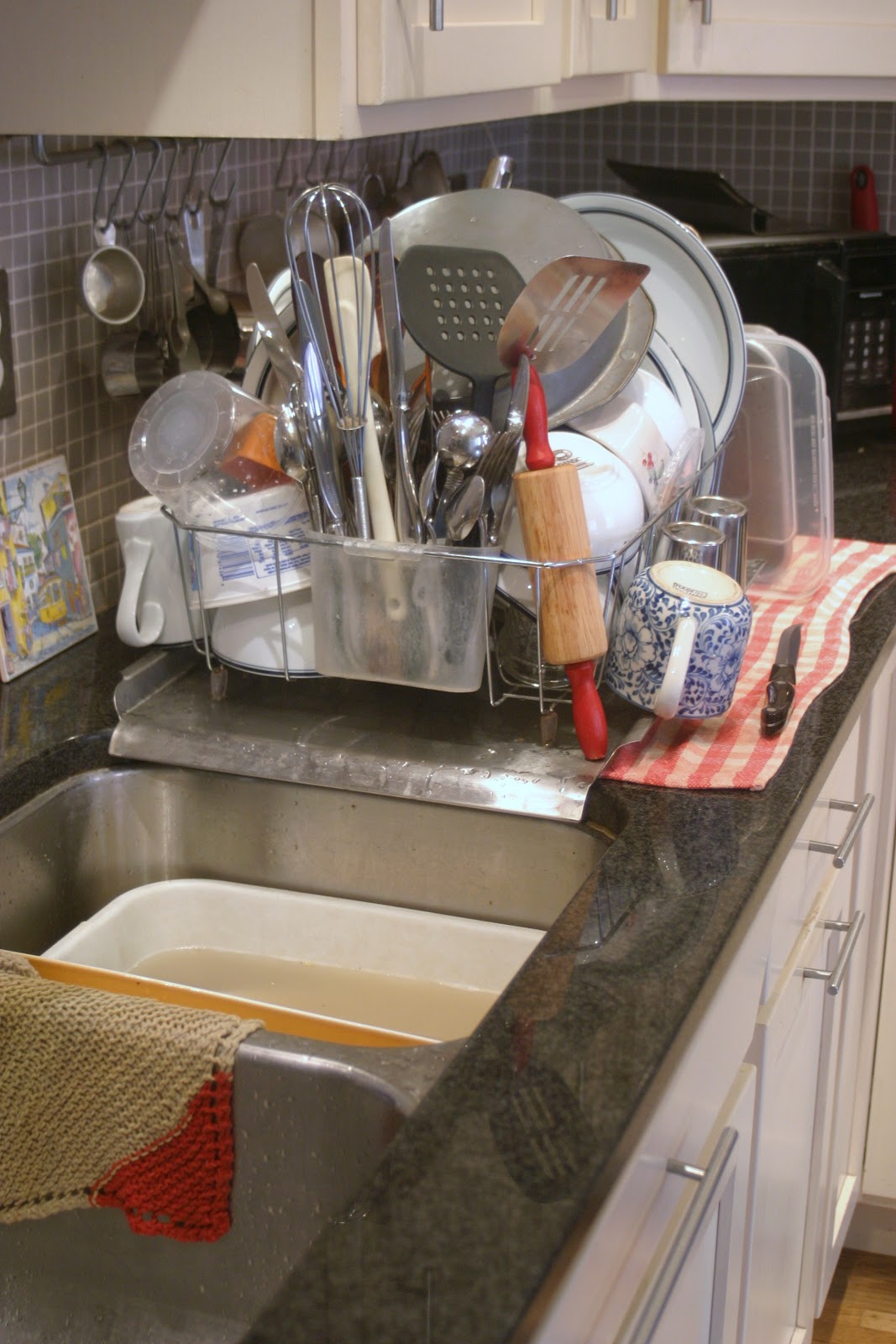 Thrift at Home Water Usage Math for Washing Dishes by Hand