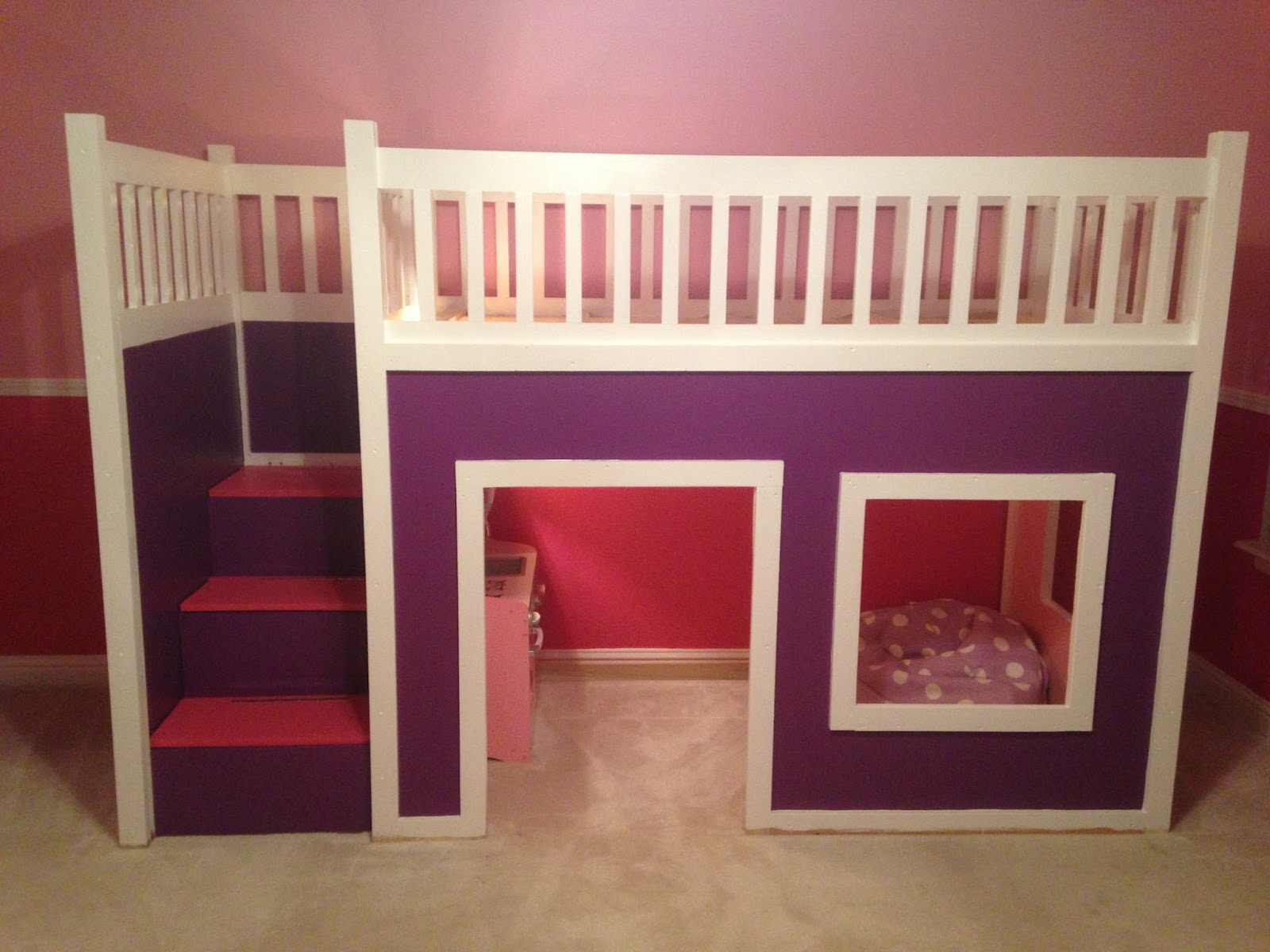 girls playhouse bed