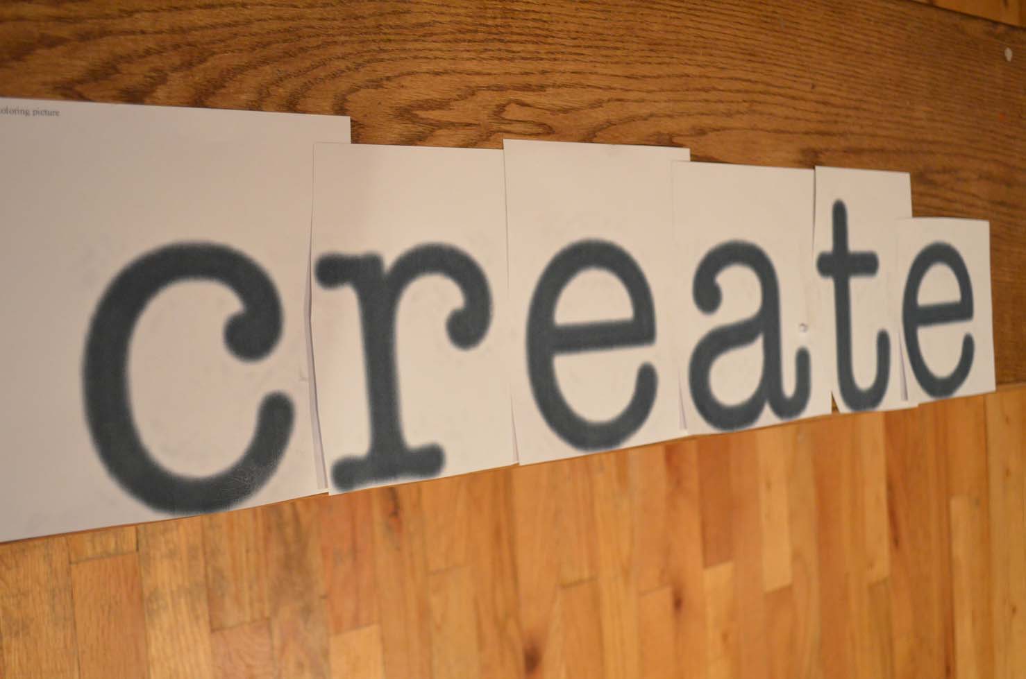 WEAFER DESIGN How to Paint Words on the Wall