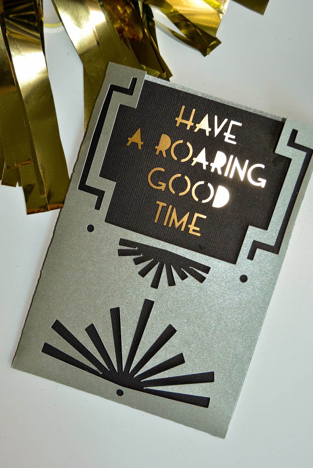 Aesthetic Nest Craft Roaring 20s Birthday Invitation (Cricut Explore