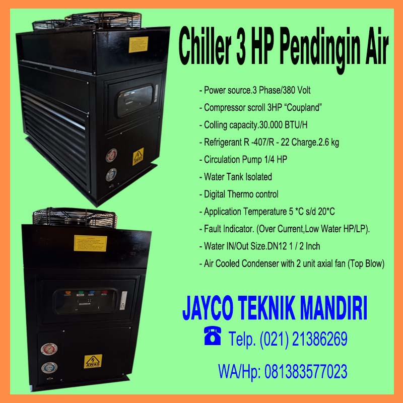 Jual water chiller 3pk