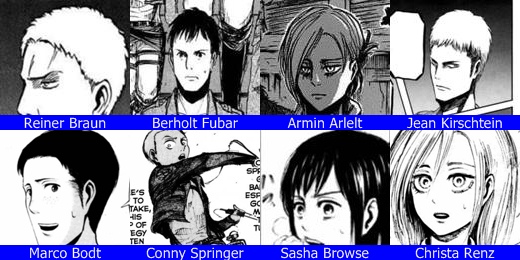 104th trainee soldier 104th trainee soldier attack on titan