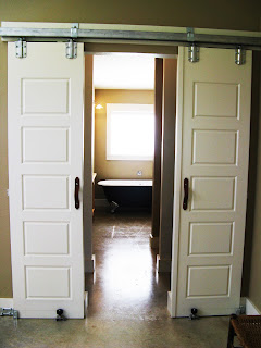 Favorite Farmhouse Feature - Interior Barn Doors