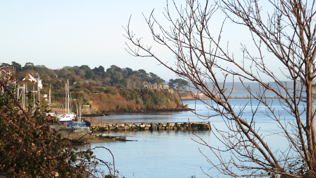 View towards Sandsfoot Castle.