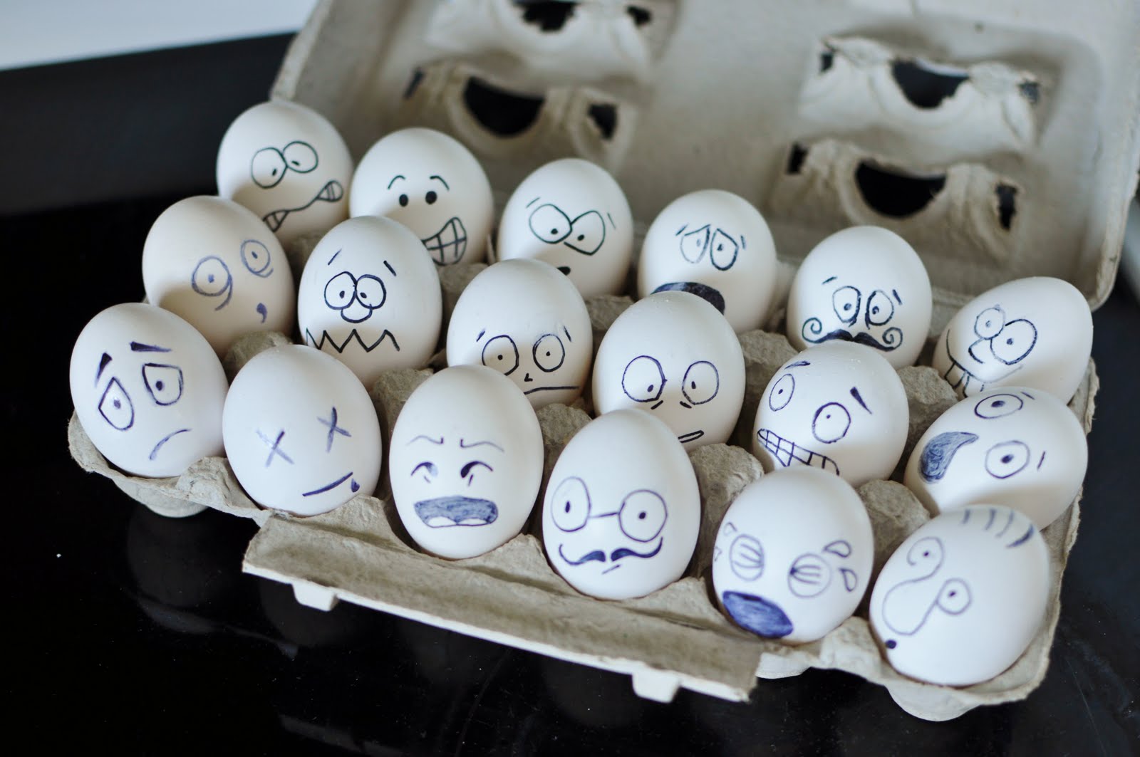 Just be happy! Funny Eggs