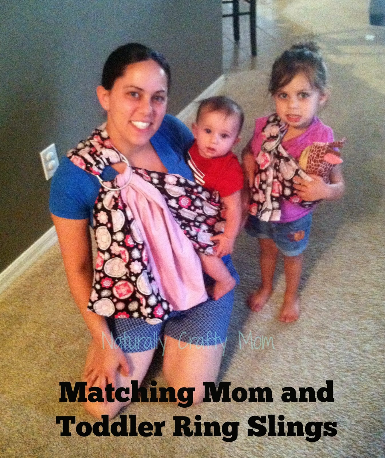 Mom and Toddler Matching Ring Slings Naturally Crafty Mom