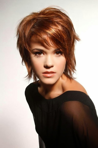 short wavy hairstyles choppy